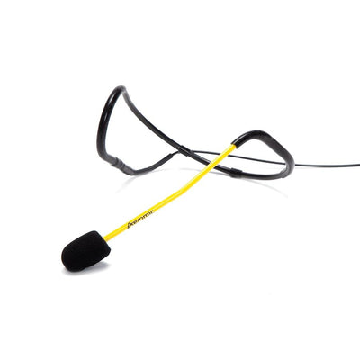 Yellow and Black Aeromic Sweat Resistant Headset Mic. 