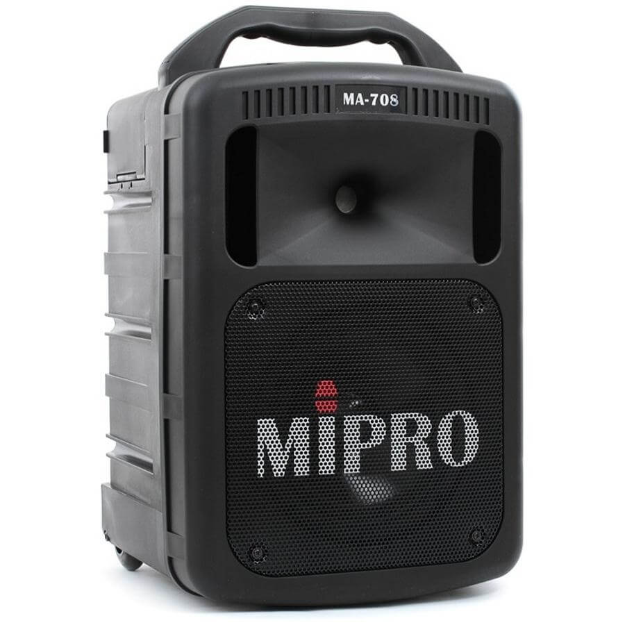MiPro MA708 Portable Sound System with Wireless Microphone + CD